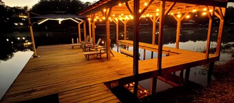 Lake Tuscaloosa Home with Dock, Fire Pit Terrace, and Game Room!