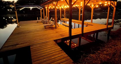 Lake Tuscaloosa Home with Dock, Fire Pit Terrace, and Game Room!