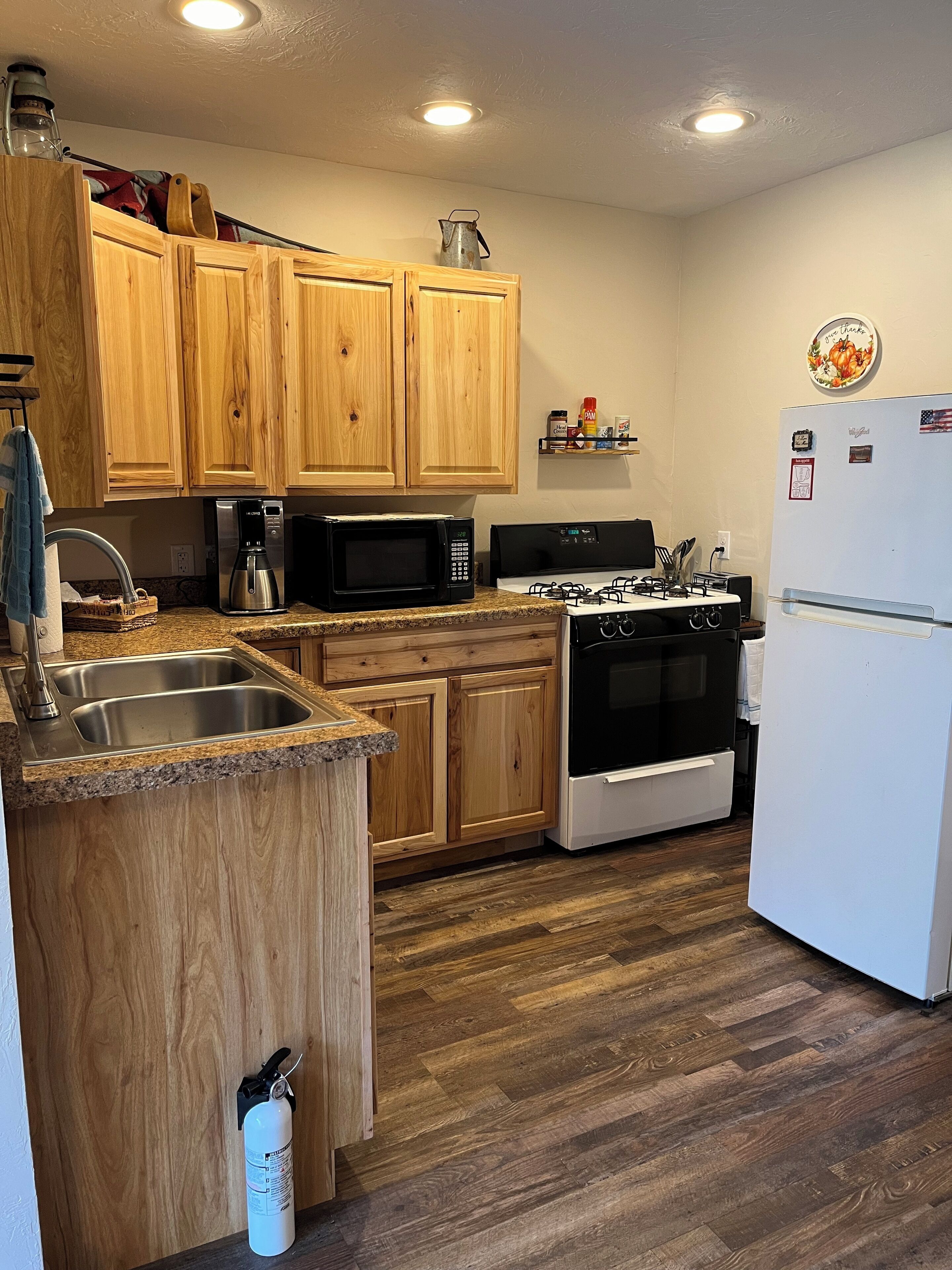 Microwave, oven, stovetop