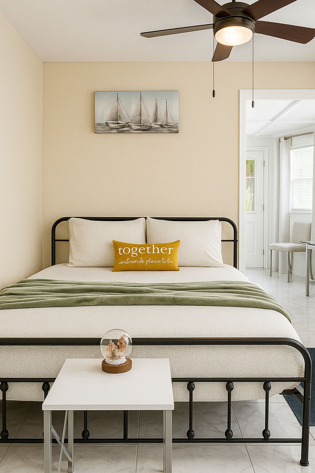 1 soverom, wi-fi og sengetøy