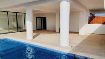 Apartment, 3 Bedrooms, Balcony, Garden View | Pool | Outdoor pool