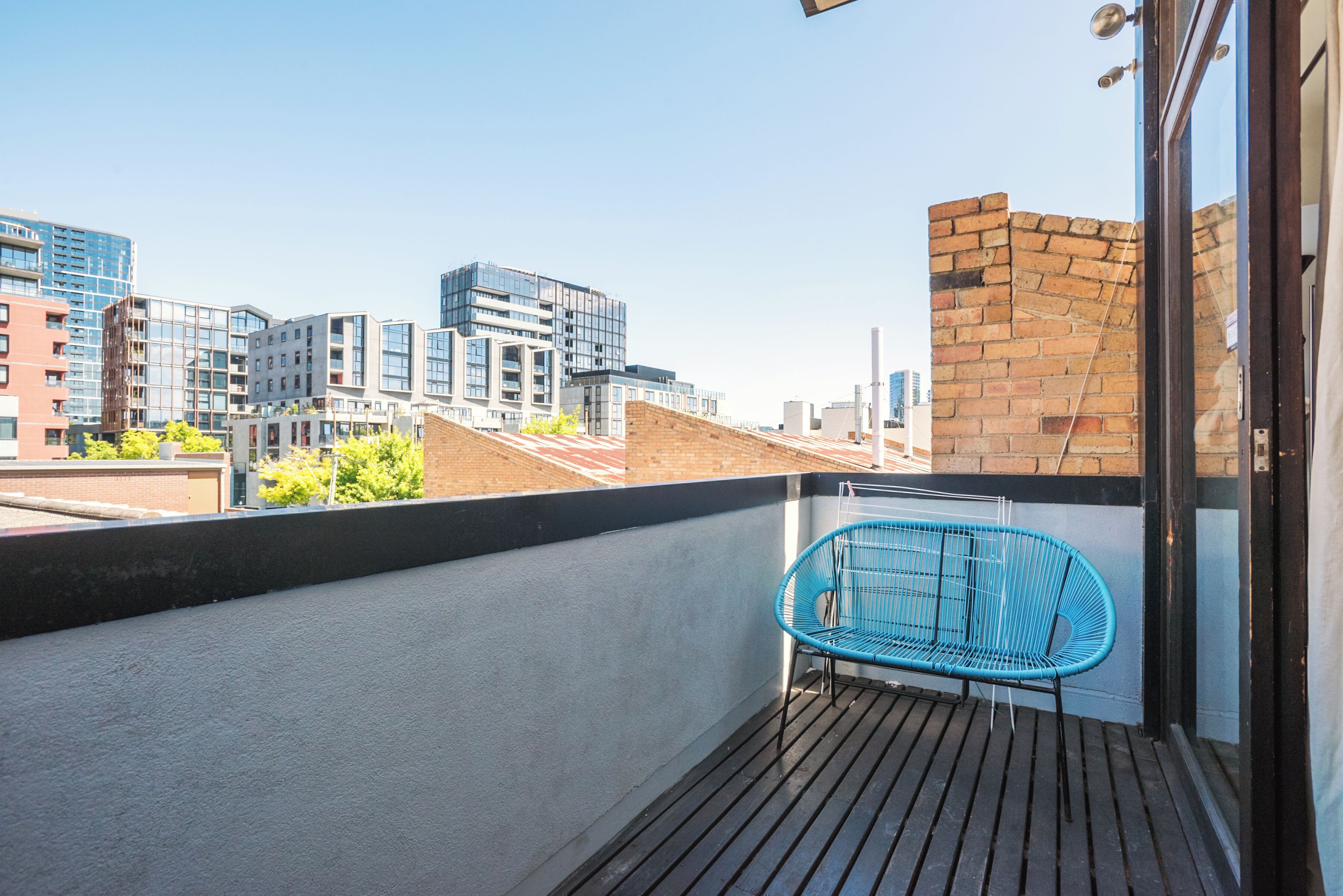 Leilighet – junior, ikke-røyk, byutsikt | Utsikt fra balkong