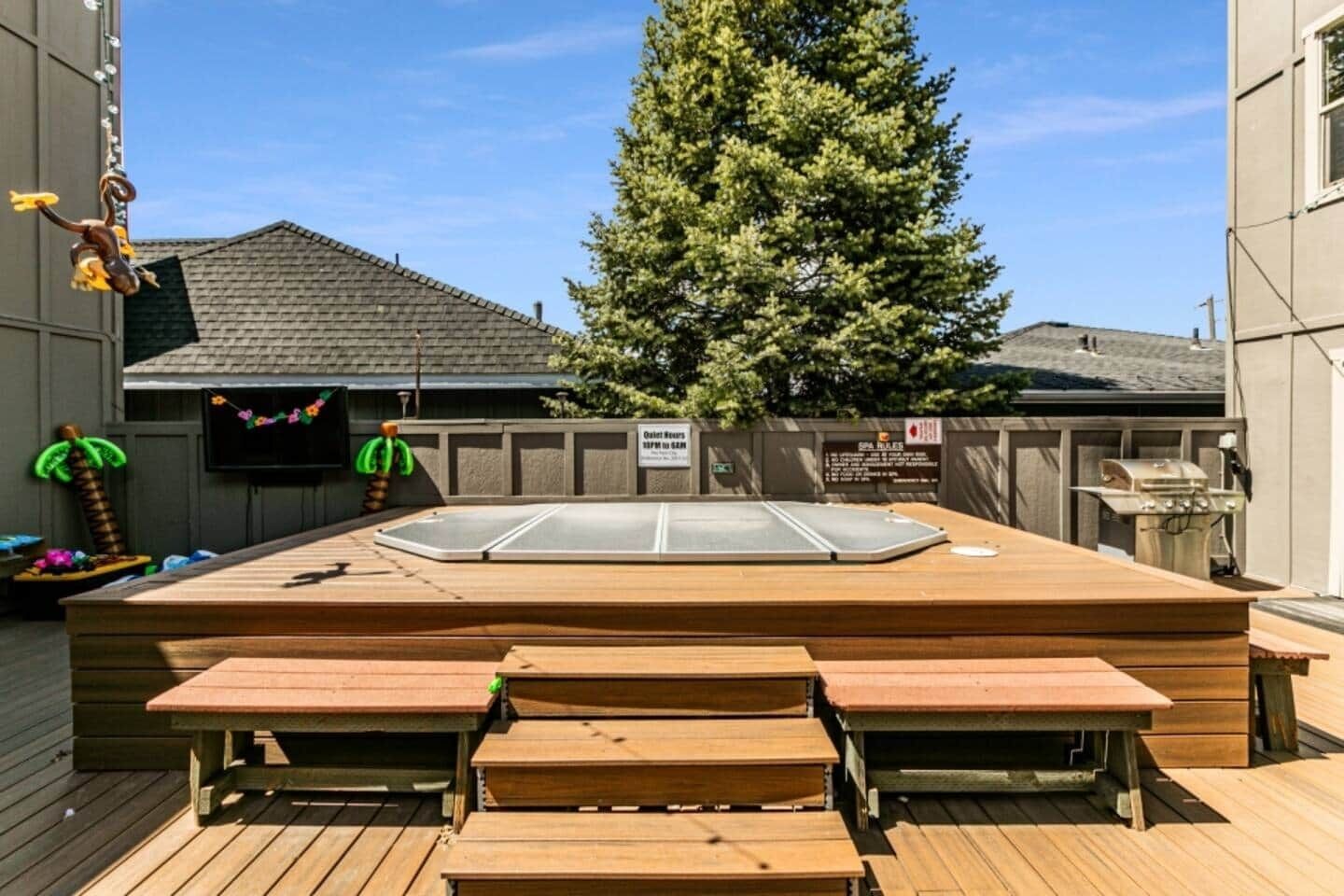 Bain à remous extérieur