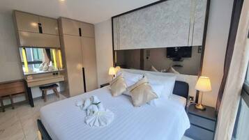 1 Schlafzimmer, Bügeleisen/Bügelbrett, Internetzugang, Rollstuhlgeeignet