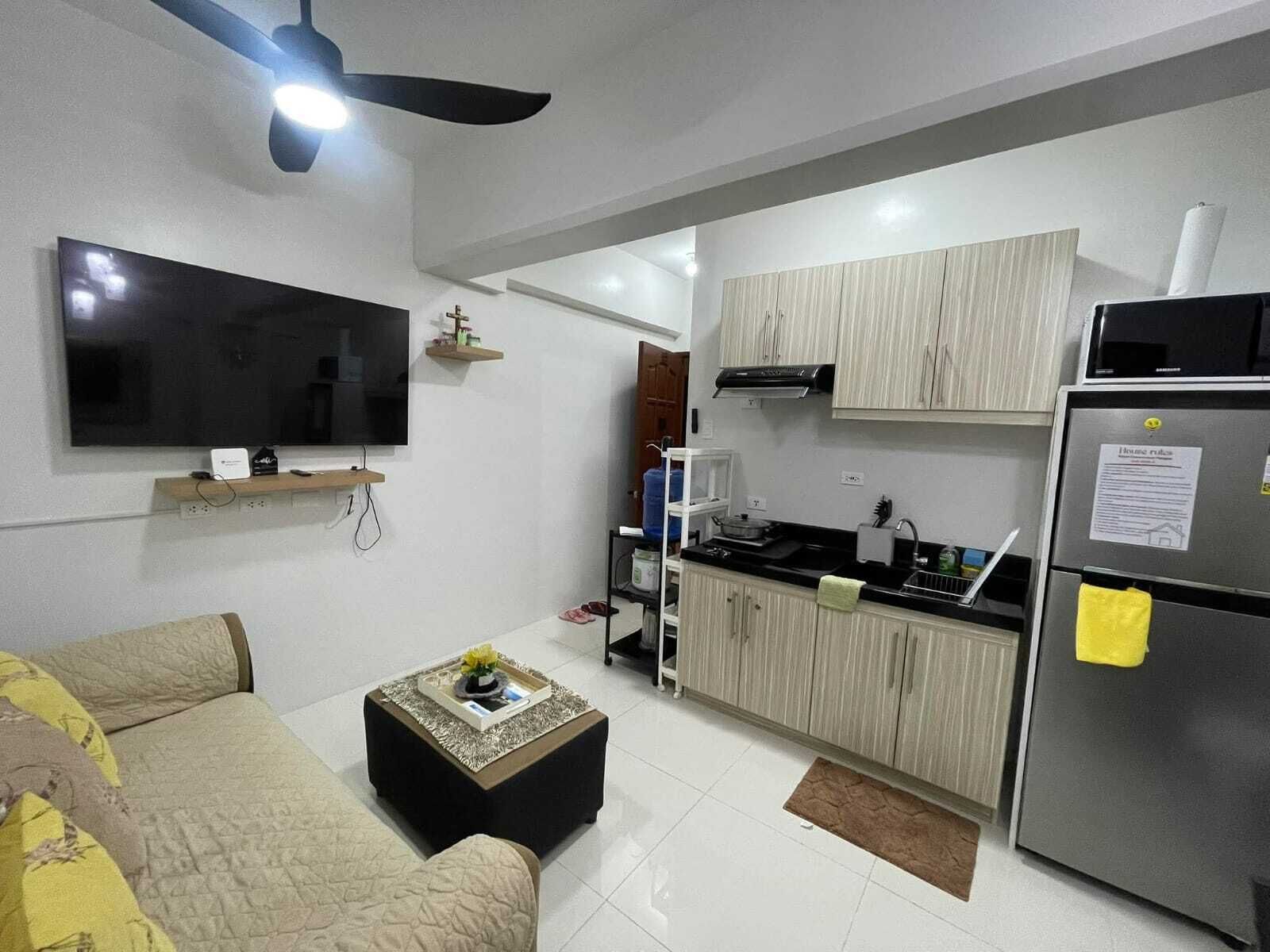 패밀리 콘도, 바다 전망 | 거실 공간