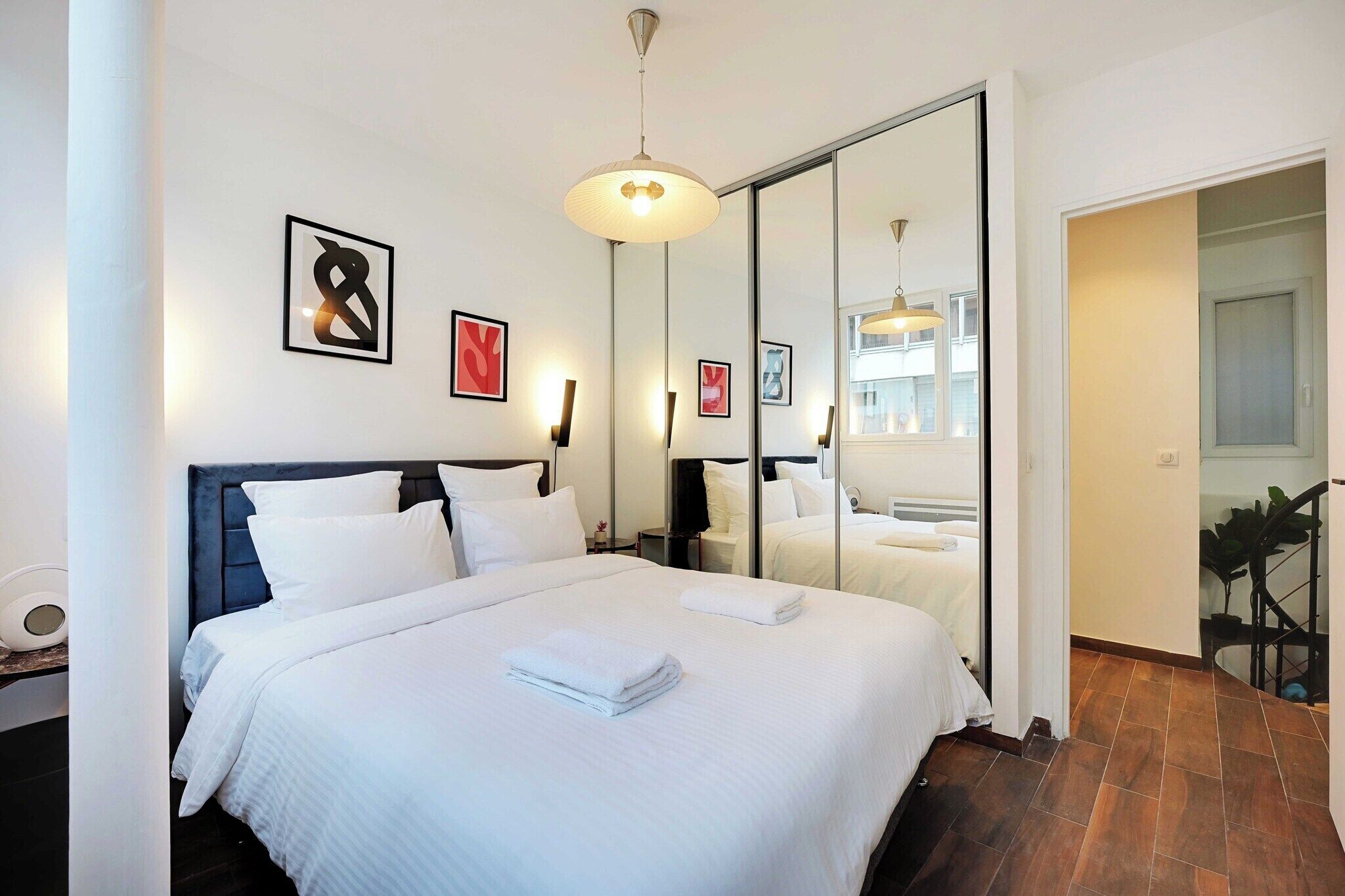 2 Schlafzimmer, Schreibtisch, Bügeleisen/Bügelbrett, kostenloses WLAN