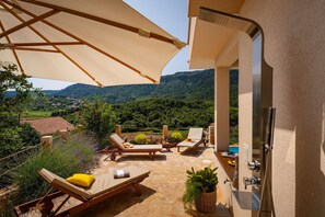 Terrace/patio - Tranquil Sea View Escape on Hvar Island (Svirce)
