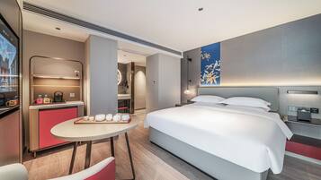 高级双人房, 城市景观 | 办公桌、免费 WiFi