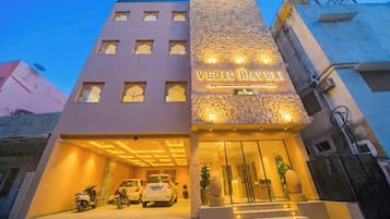 Front of property - evening/night