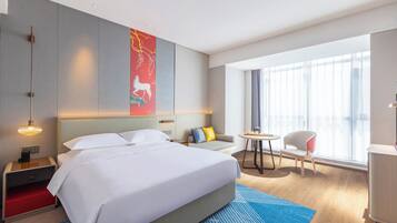 Basic-Einzelzimmer, Stadtblick | Hochwertige Bettwaren, Daunenbettdecken, Verdunkelungsvorhänge