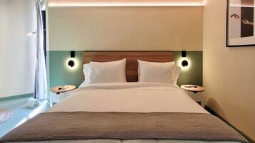 2 室のベッドルーム、アイロン / アイロン台、WiFi、ベッドシーツ