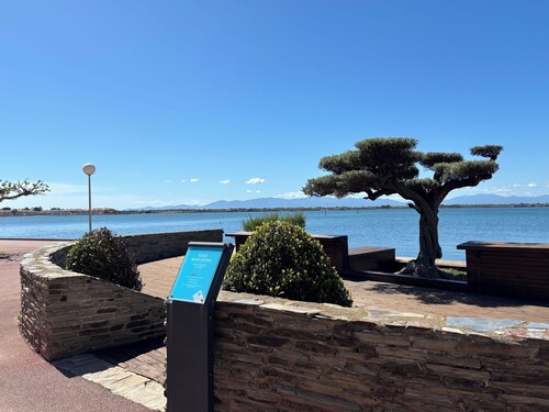 12 mm from the Christmas Village, close to the beaches, cosy Cap Coudalère,