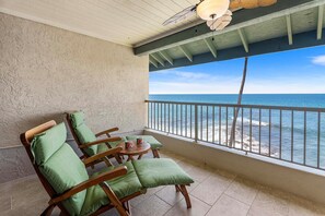 Appart'hôtel, 1 très grand lit et 1 canapé-lit, véranda, vue océan (Kona Reef A36) | Enceinte de l’hébergement