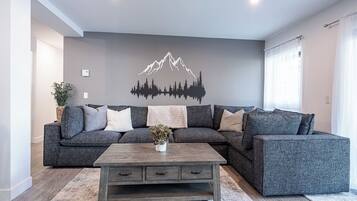 Smart TV, lareira, escritórios