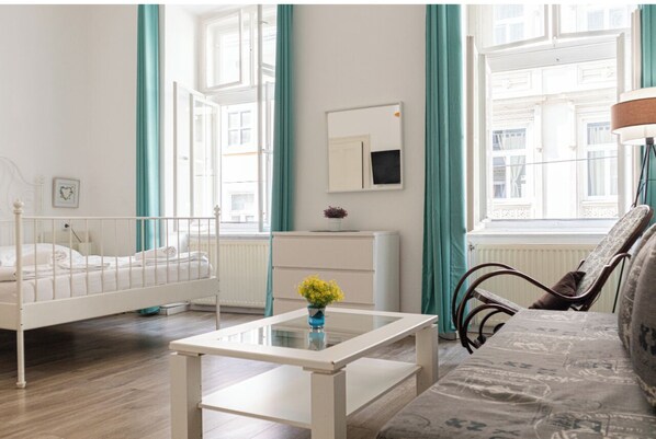 Apartemen Basic | Setrika/meja setrika dan Wi-Fi gratis