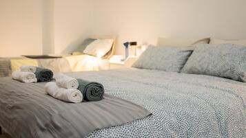 1 habitación, tabla de planchar con plancha, wifi y ropa de cama