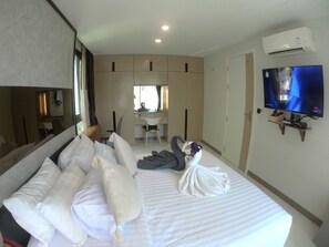 1 chambre, fer et planche à repasser, accès Internet