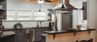 Step into modern comfort inside this beautifully renovated 2 bedroom / 1.5 bath home.  Enjoy a spacious chef’s kitchen, cozy living room with fireplace, and spa-style bathroom with jetted tub. Close to downtown Medford and room for the whole family.