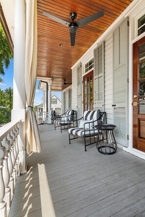 Terrace/patio - Historic 2bd Suite w. Huge Porch + Parking! (Charleston)