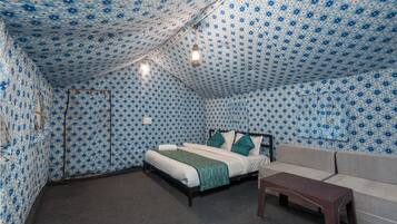 Deluxe Tent, Balcony, Mountain View | Desk, iron/ironing board, free WiFi