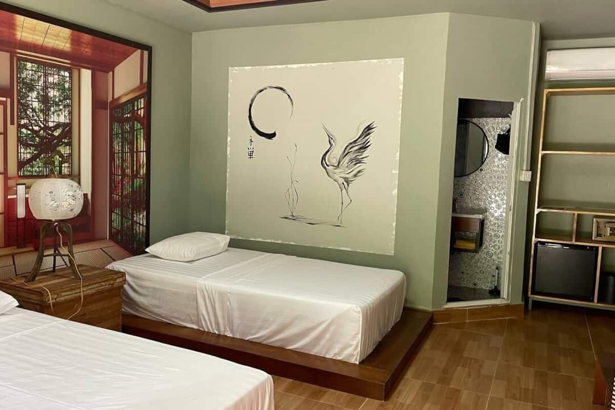 Bungalou Deluxe, vistes al jardí