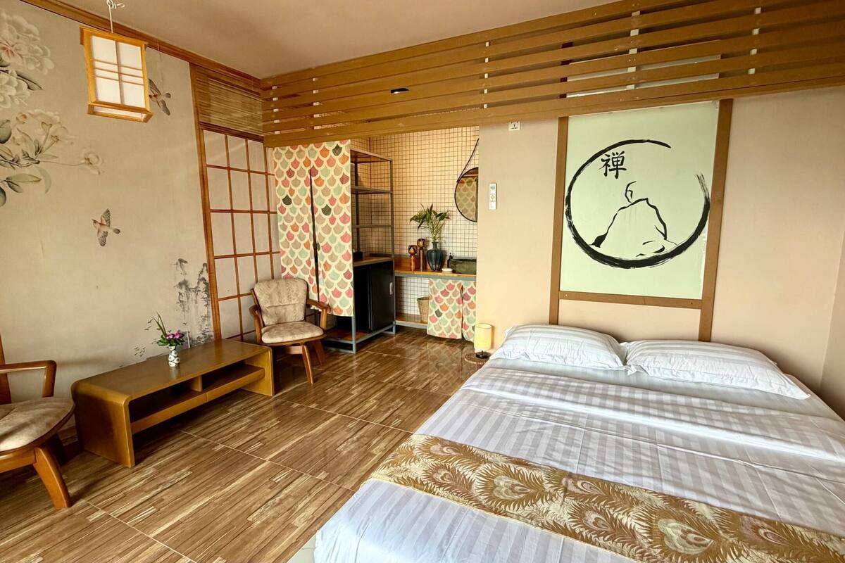 Bungalou nupcial, orientació mar | Caixa forta a l'habitació, decoració individual i mobiliari individual