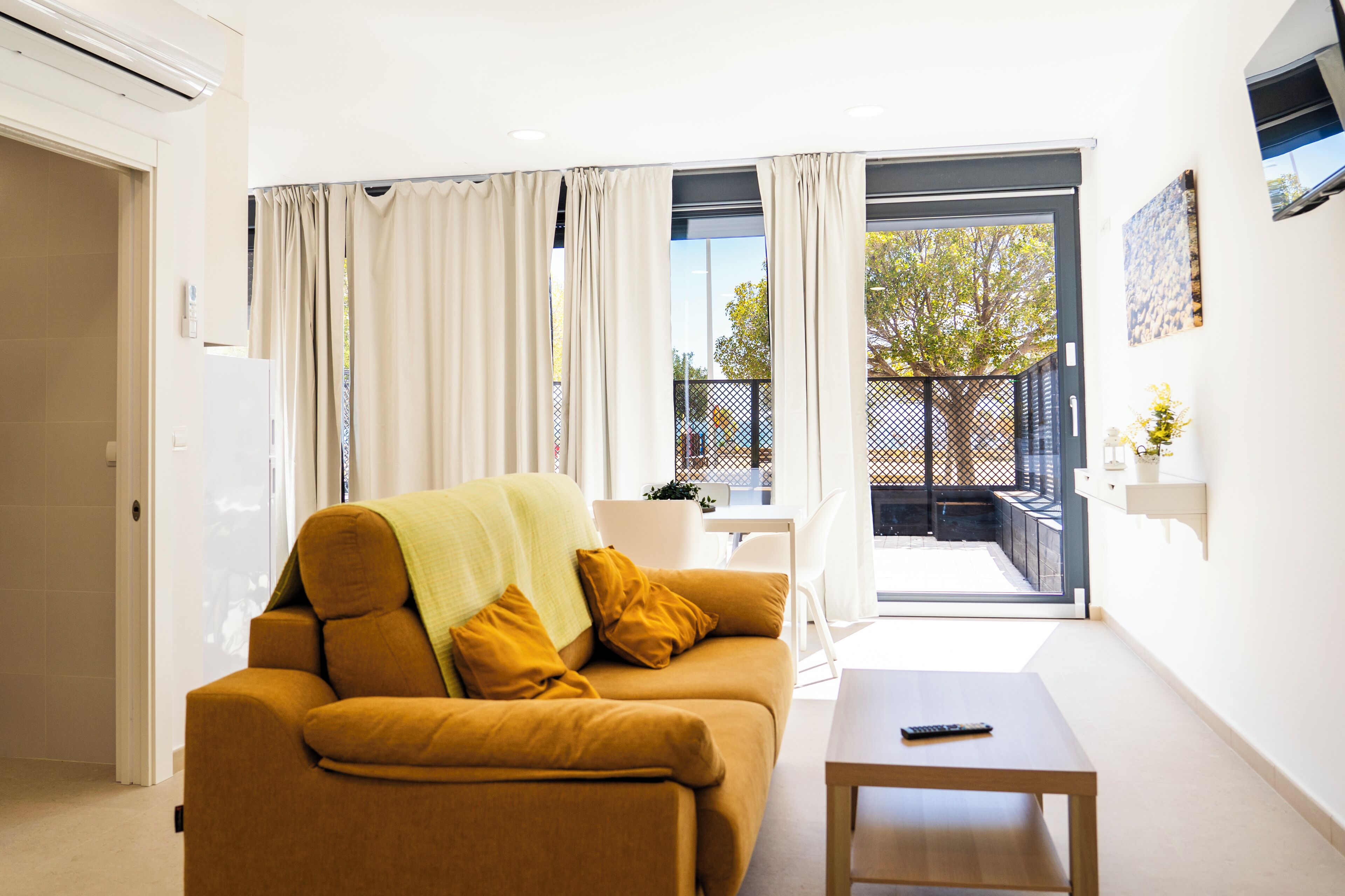 CA STUDIO-TERRAZA-VISTA PLAYA | Khu phòng khách | Smart TV 