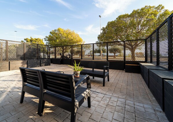 Studio, Patio, Beach View | Terrace/patio