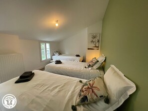 6 chambres, Wi-Fi gratuit, draps fournis