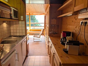 Fridge, microwave, oven, dishwasher - Apartment for 6 in Arcs 1600, valley view (Les Arcs 1600)