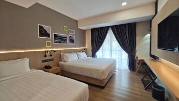 In-room safe, blackout curtains, iron/ironing board, free WiFi