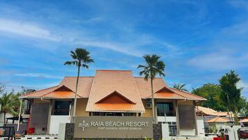 Majoituspaikan julkisivu