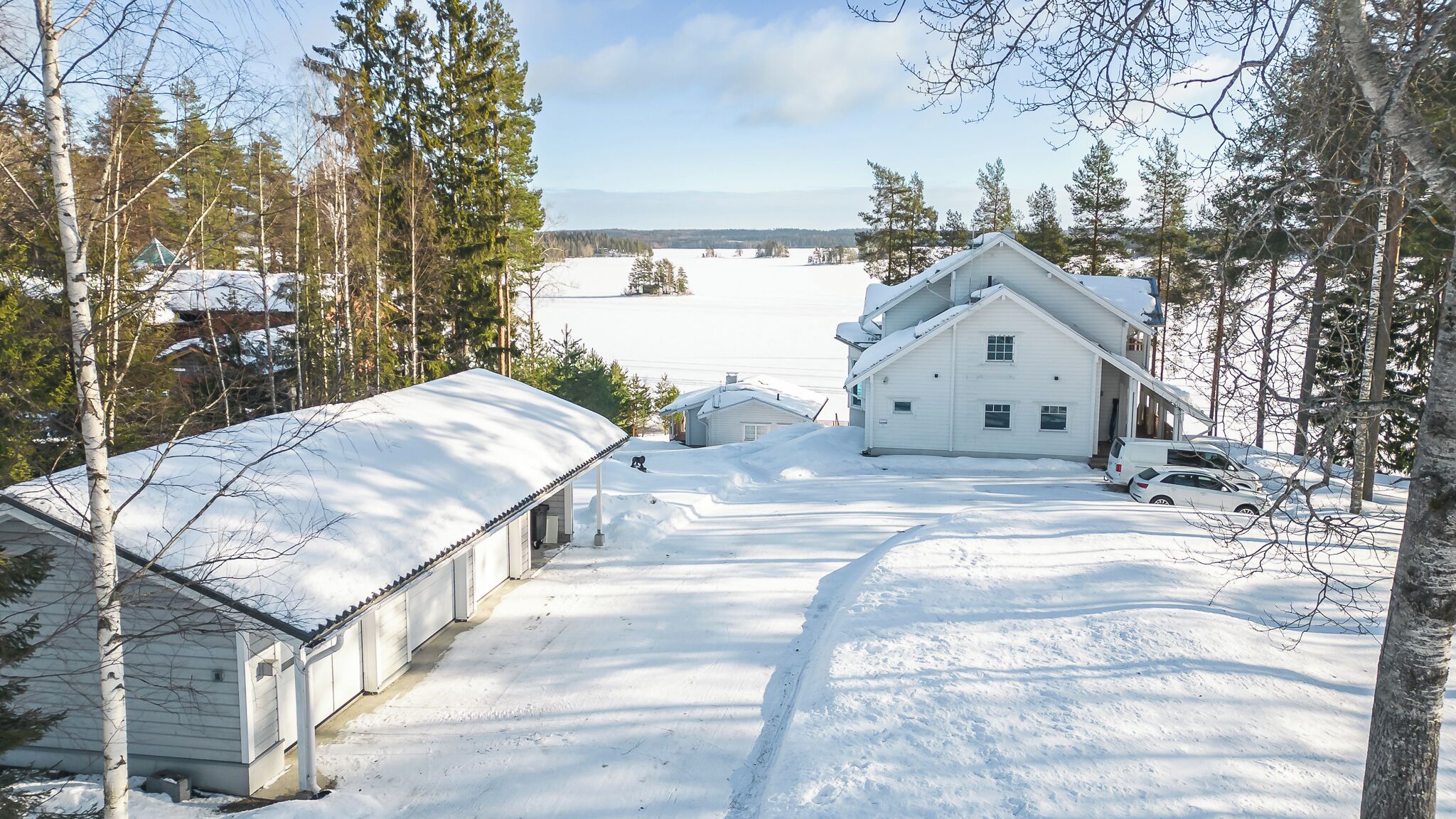 Majoituspaikan julkisivu