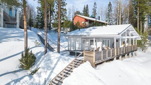 Vue sur la campagne depuis l’hébergement