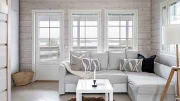 Luxury Villa, Lake View, Executive Level | Living area | Flat-screen TV