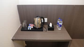 Kahden hengen deluxe-huone | Työpöytä, kannettavalle tietokoneelle sopiva työtila