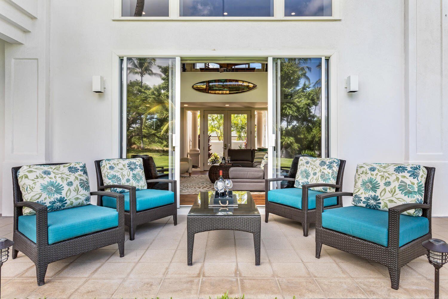 Townhouse, Beberapa Tempat Tidur, beranda, pemandangan kebun (Mauna Lani Islands K1) | Teras/patio