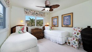 Casa de ciudad, varias camas, lanai, vista al océano (Na Hale O Keauhou D3) | 3 habitaciones, decoración personalizada y muebles diferentes 