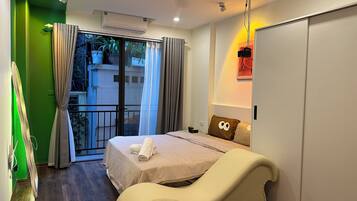 Classic-Studio, Balkon, Stadtblick