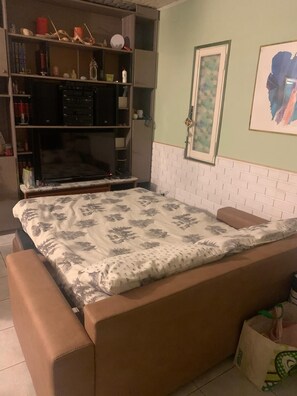 1 غرفة نوم وملاءات أسرّة