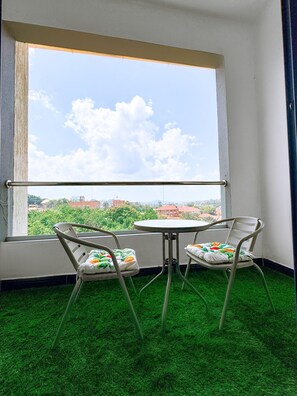 Economy Apartment, Balcony, City View | Teres/patio