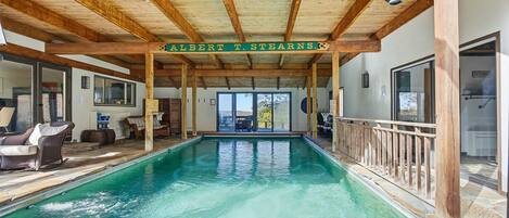 Piscine couverte, piscine chauffée