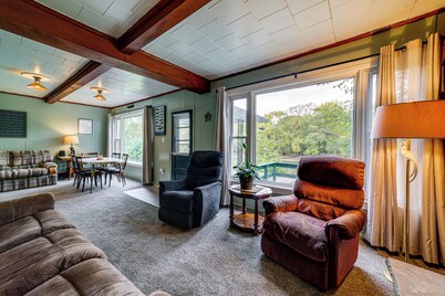 Iroquois River Retreat! Waterfront Cabin w/ Deck