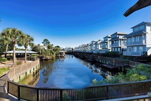 Property grounds - Canal View Condo | Walk to Beach | Pool & Hot Tub (Mexico Beach)