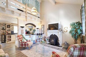 TV, fireplace, offices - Host & Stay | The Cheeky Squirrel (New Brighton)