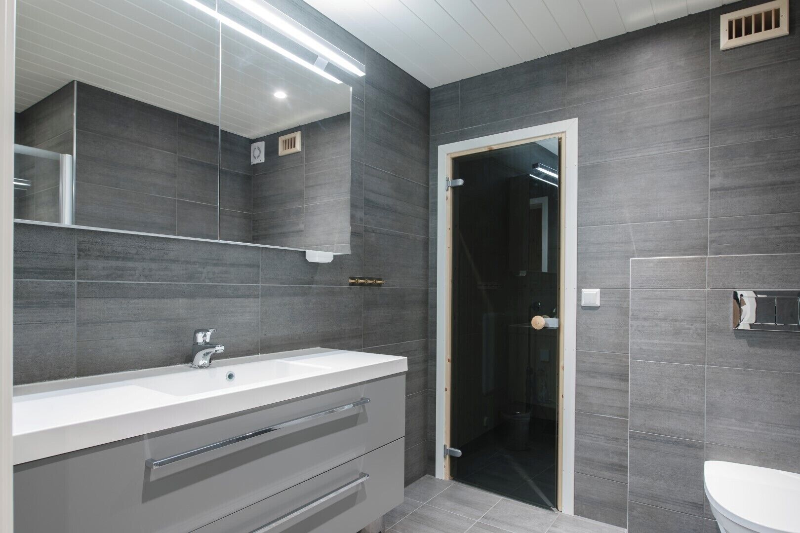 Cabaña de lujo, vista al lago | Baño