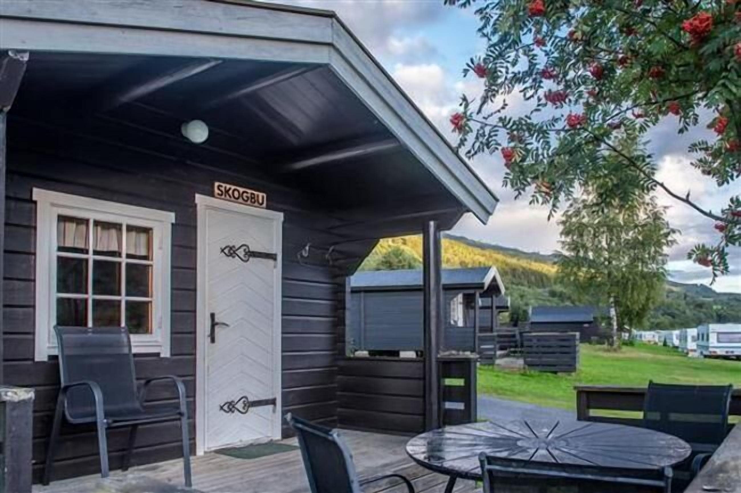 Cabaña clásica, vista al lago | Terraza o patio