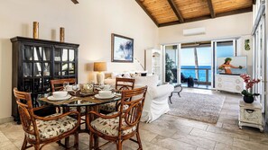 Condo, Multiple Beds, Lanai, Ocean View (Surf and Racquet 2301) | Dining - Oceanfront Corner Penthouse with Sunset Views, Partial A/C, and Wraparound Lanai (Kailua-Kona)