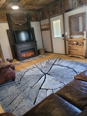 Interior - Cozy Farm Cabin, Rustic Charm/ Modern Luxury/ 5min to Bull Shoals Lake /Hot Tub (Protem)