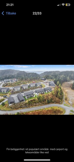 منظر من الجو على ارتفاع عالٍ